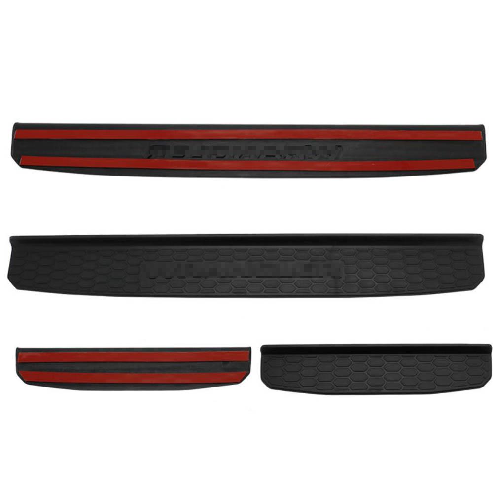 Ochranný kryt prahu prahu Offroad auta Kryt nálepky pedálu nástupní desky pro Jeep Wrangler JL