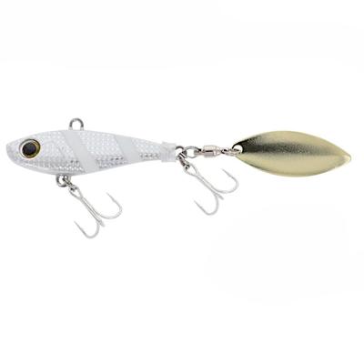 REAL METHOD FALKEN R Spin Blade-alpha 24g Zebra Glow Metal Spin Tail Jig Fishing Lure