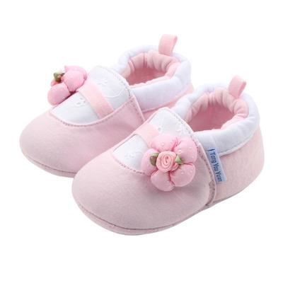 Neueste Cartoon Baby Schuhe Weiche Sohle Baumwolle Kleinkind Infant Schöne Blau Whale/Rosa Blume Kinder Schuhe