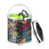 Multi-Functional Foldable Fishing Bucket with Rope & Anti-Jump Net for Live Fish