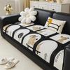 Polyester Cotton Sofa Cover for Living Room Leaf Edge Bohemian Universal Sofa Mat Embroidery Non-Slip Sofa Cover Home Cushion