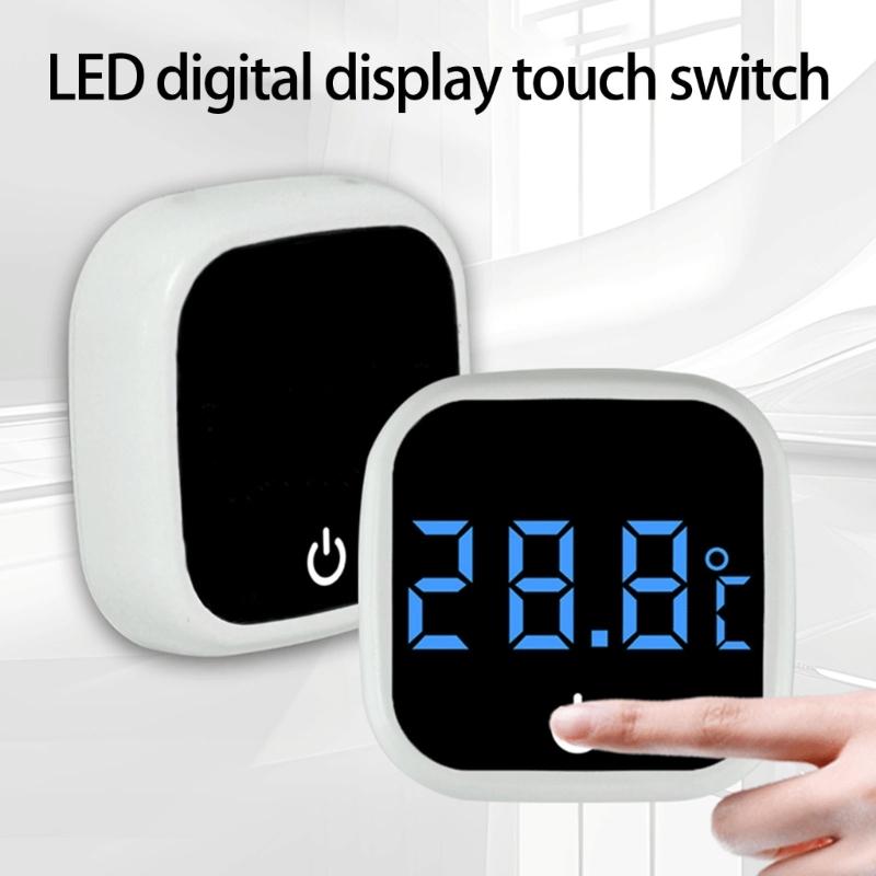 LED Digital Aquarium Thermometers Measure Temperature Meter Tool Stick On Fishtank Water Temperature Meter