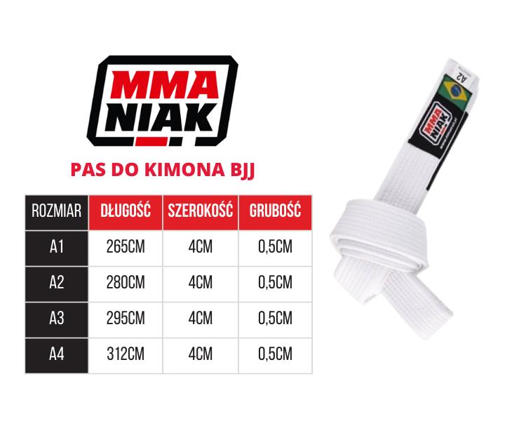 MMAniak BJJ A4 Fialový Kimono Pásek