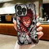 Anime Ryomen Sukuna JUJUSU Soft Phone Case For iPhone 15 16 17 Air 14 Pro Max 16E Plus 13 12 Mini Plating Anti-Fall Fundas
