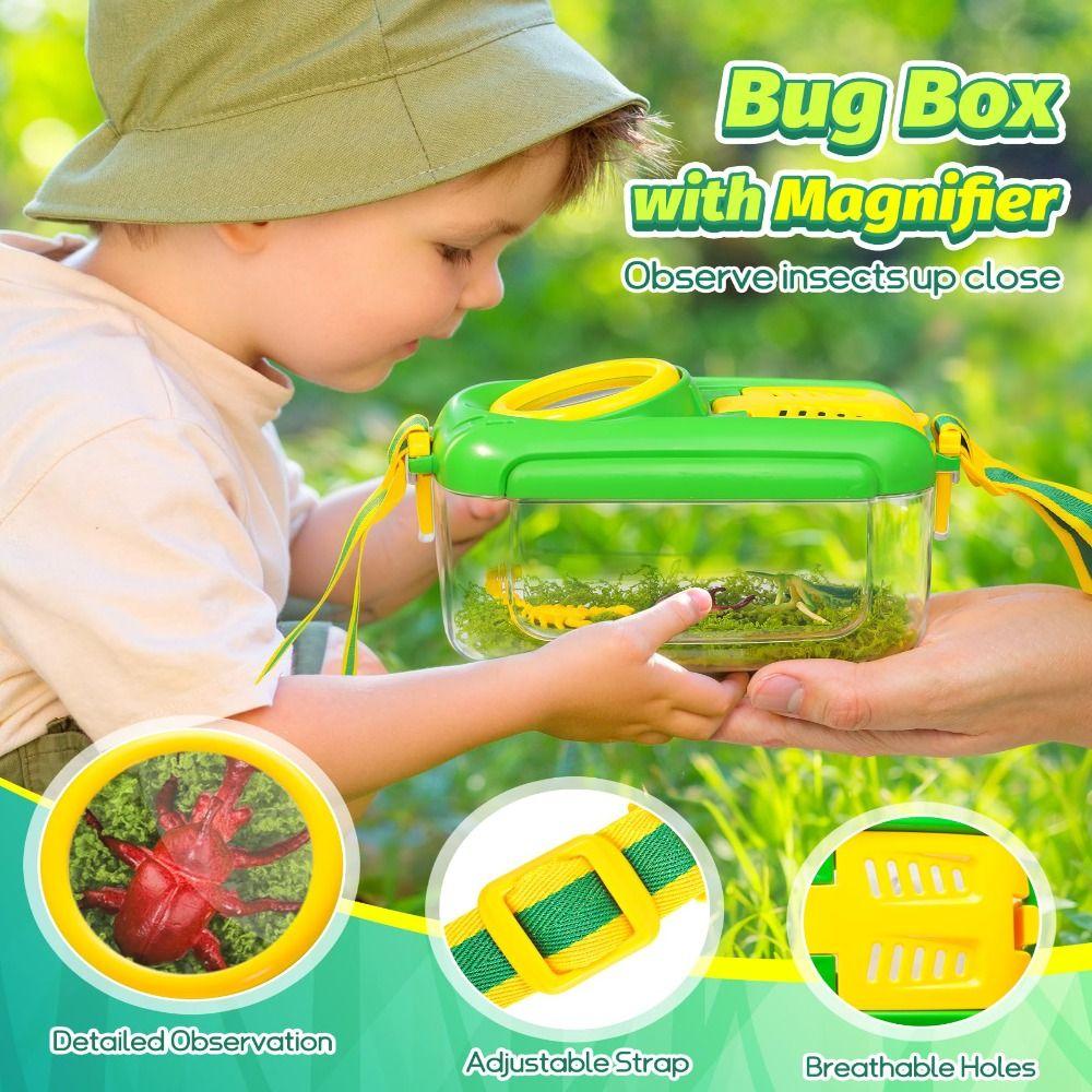 A Set Practical Insect Observation Box Interesting Bug Collector Toy  Insect Research