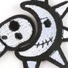 Totenkopf Geist Stickerei Aufkleber Patch: Bekleidungs- & Schuhzubehör