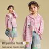 Hello Kitty Girls' Plaid Hooded Spring Jacket - 1 Piece