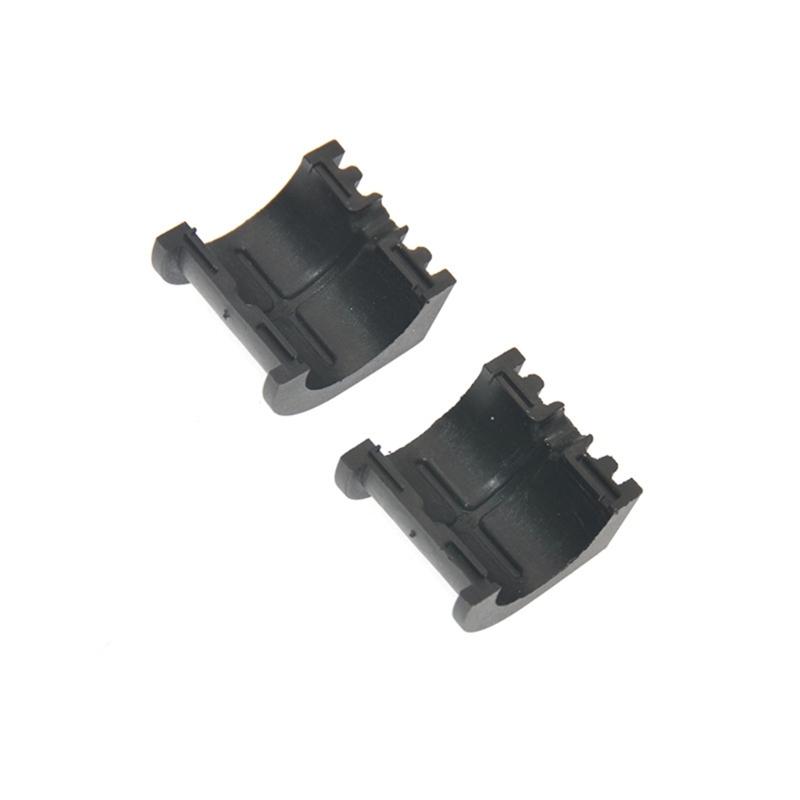 Replacement Steering Bushing Set 5438903 5439731, Black Reinforced Nylon Pair for Steering Service, Curved Ribbed Repair Parts and Support