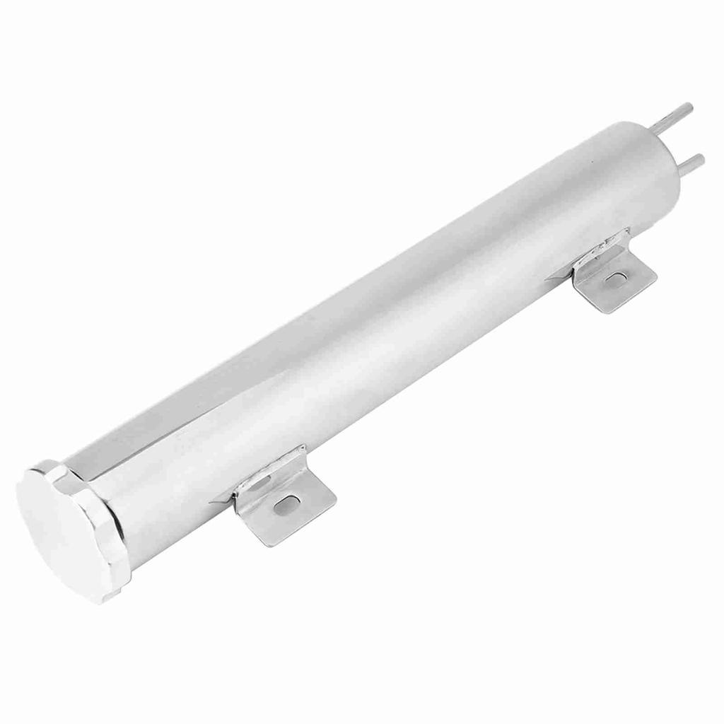 2 x 13in Stainless Steel Radiator Coolant Overflow Tank Universal Car Accessory