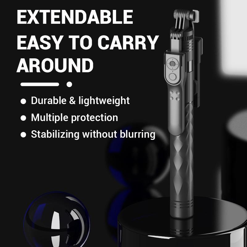 FGCLSY New 1.7M Wireless Selfie Stick Tripod Foldable Stand For Gopro Action Cameras Smartphones Balance Steady Shooting Live 7