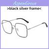 New Spring Classic Metal Frame Eyeglasses With Antiblue Light For Men And Women