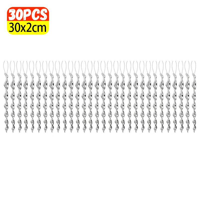10-30PCS Anti Pigeon Bird Repeller Reflective Stick Scare Bird Wind Spiral Rotating Rod Garden Ornaments Birds Away Scarer