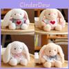 Adorable Plush Bunny Doll Soft Rabbit Stuffed Toy Ideal Birthday Gift For Couples