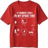 Tshirts For Unisex Rock Unisex Short Sleeve Tshirt Fashion Things I Do In My Spare Time Minimalist Boys Teeshirt Everyday Tee