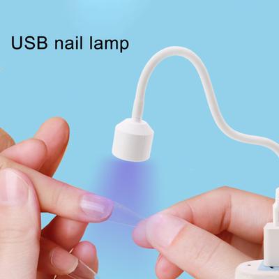 LED Tırnak Lambası Tak ve Çalıştır Serbestçe Bükülebilir ABS Tırnak Jeli Oje USB Fişli Kürleme Kurutma Işığı Makinesi Tırnak Aletleri