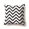 Push Pillowcase Creative Wave Striped Cushion Cover