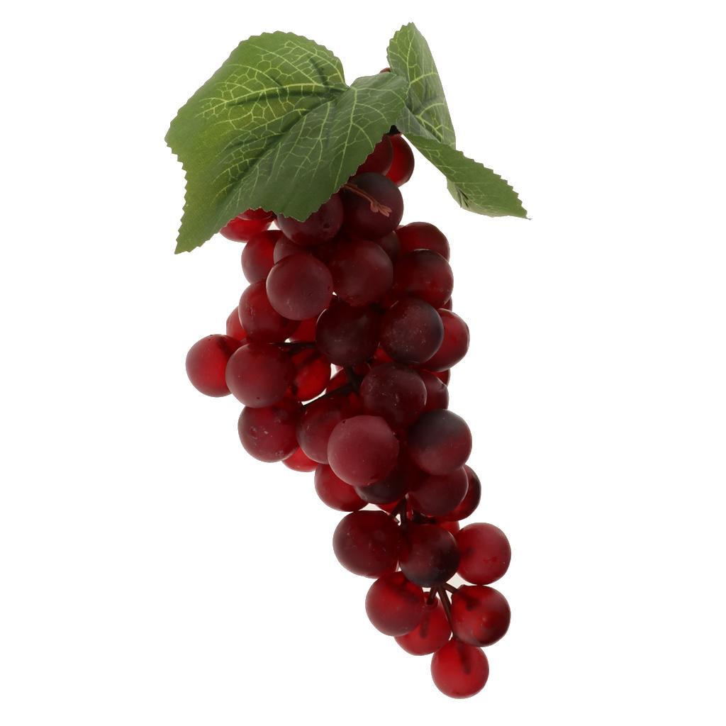 Artificial Plastic Grapes Bunch Fruits Home Kitchen Cabinet Party Decor 15cm 28cm