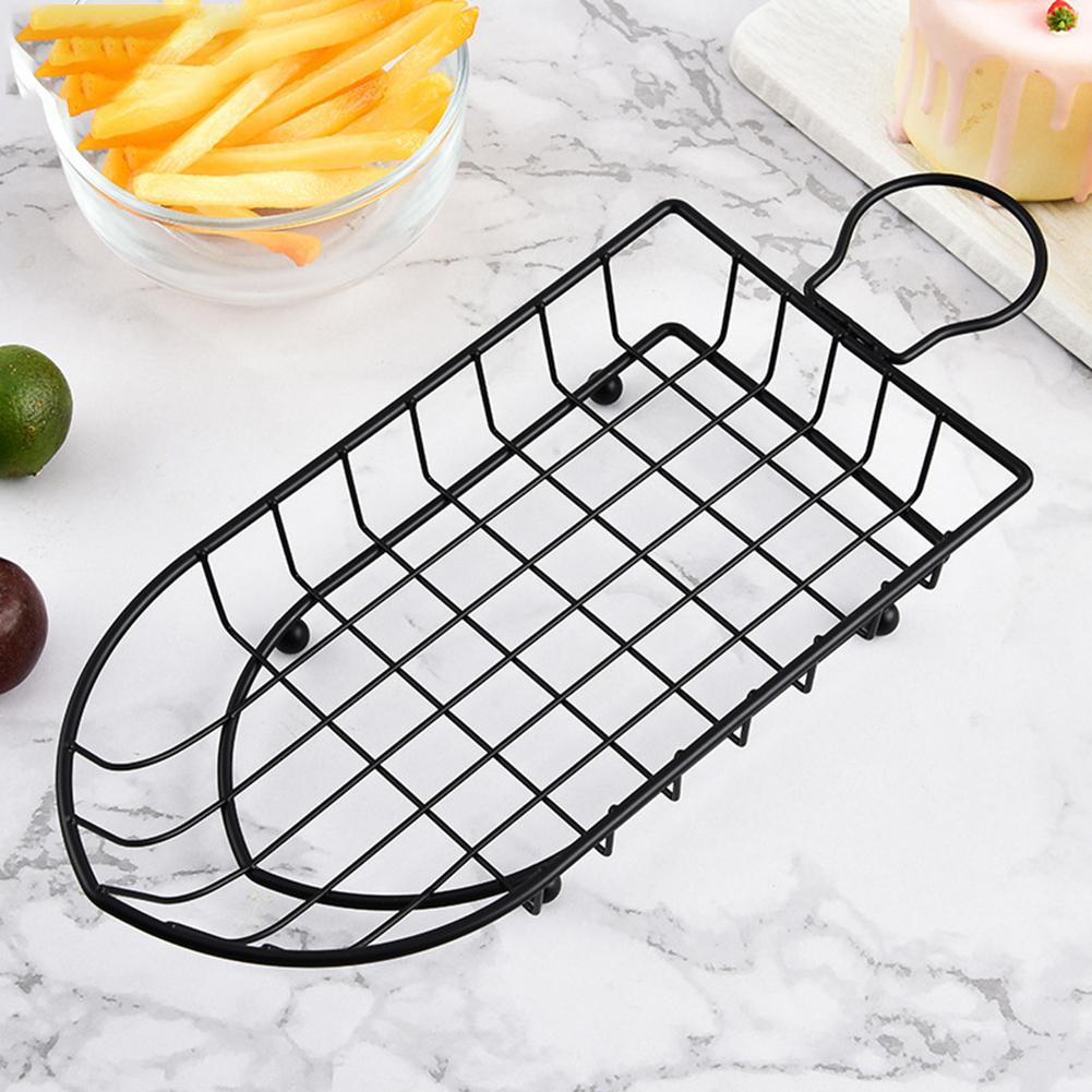 Innovative Boat Shaped Design on This Premium Stainless Steel Fry Basket Offers Unique Style While Being Functional