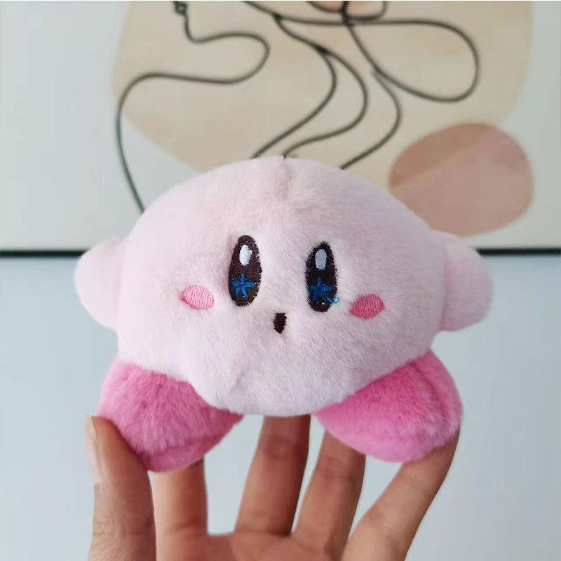 Kirby Plush Adorable Keychain Cute Cartoon Character Key Ring Ideal Presents For