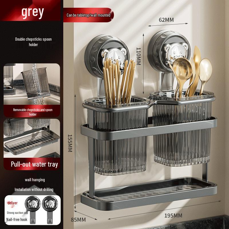 

Jingbeier Light Luxury Wall-Mounted Kitchen Utensil Holder