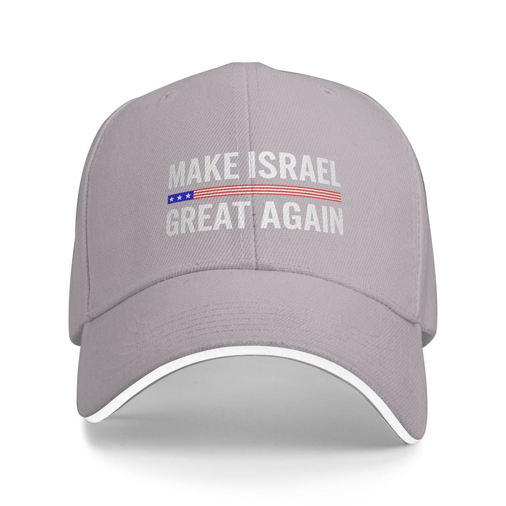 Make Israel Great Again Baseballkappe yk Cool Unisex Erwachsenen Trucker-Hut Sonnenschutz Design Kpop Rock Baseballkappen Geschenkidee