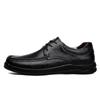 Men Casual Shoes Genuine Leather Breathable Men Sneakers  Male Comfortable Cow Leather Flat Footwear Business Formal Shoes