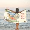 1pc Peter Rabbit2 Beach Towel, Beach and Seaside Swimming Pool Equipment, Fashion Pattern, Rectangular, Travel Essentials
