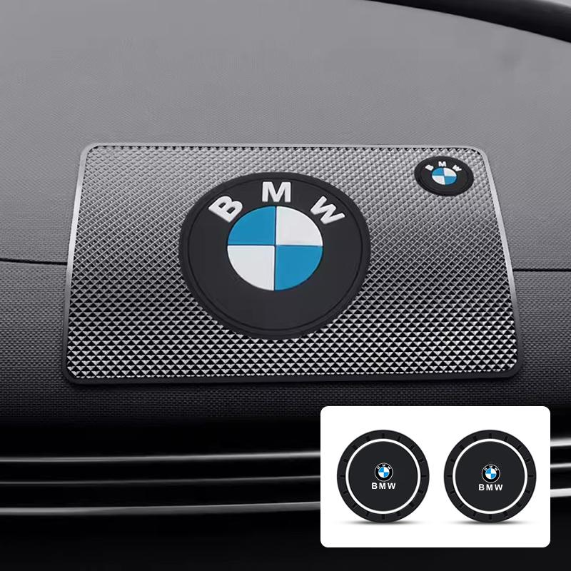 PVC Silicone Car Dashboard Non-Slip Mat Anti-Slip Water Cup Pad For BMW X1 X2 X3 X4 X5 X6 3 Series M2 M3 M4 M5 M6 M7 Accessories FS0