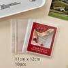 MINKYS A7 Square Fluffy Wings Photocards Collect Book Binder Notebook Cover Diary Agenda Planner Stationery