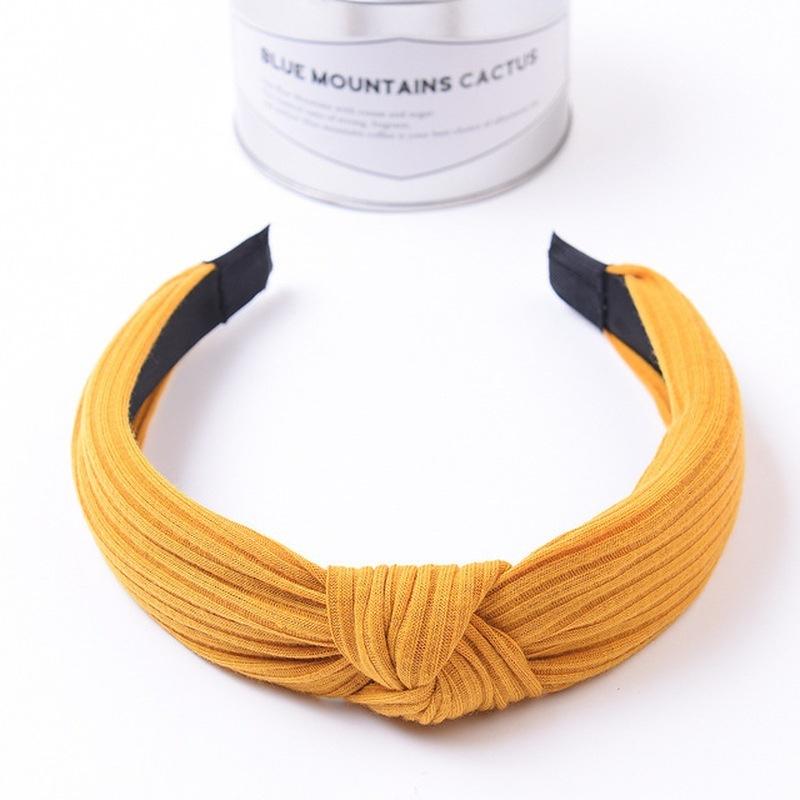 Women Hairbands Fashion Vintage Knitting Twisted Knotted Headband Wide Hairbands Accessories 1 Pc