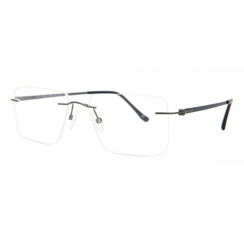 Rimless Square Black Smartbuy Collection Chronia Tt 131 M04 Fashion Unisex Eyeglasses