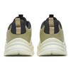 Anta Textile, Synthetic Leather Comfortable Cushioning Breathable Low Top Sports Casual Shoes Men's White Green Sneakers