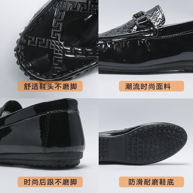 One-pedal Doudou shoes men's soft soles spring driving foot cover single shoes men's breathable and comfortable