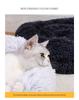 Plush Cat & Dog Bed: Cozy Autumn/Winter Nest, Soft Round Mat