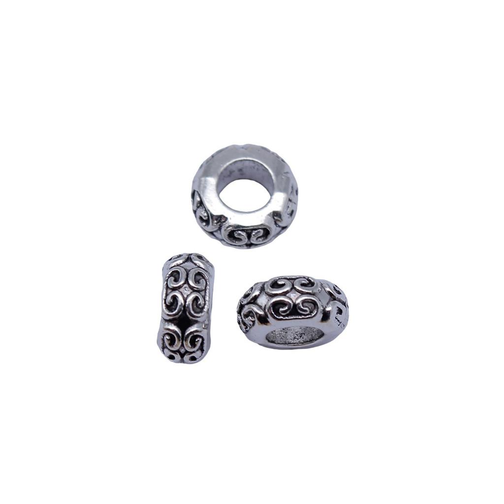 Large Hole Dot Spacer Beads Multi Color Charms For Bohemian Jewelry Findings