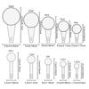 5-10PCS/Pack Kitchen Baking Measure Tool Plastic Measuring Spoon Measuring Cup Suitable for Cake Dessert Ingredient Weighing ZYF