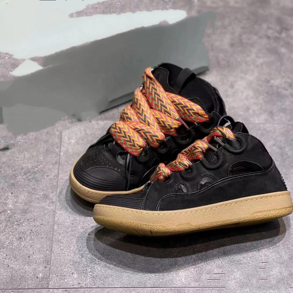 Módní tenisky na silné podrážce pro muže/ženy 2025 Léto Podzim Šněrovací robustní tenisky Ležérní boty na skateboard Smíšená barva Sportovní boty