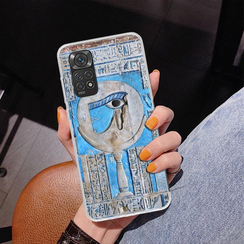 Egypt Nefertiti Anubis Ankh Pharaoh Phnoe Case for Phnoe Case for Xiaomi Redmi Note 15 14 14S 13 Pro Plus 12 12S 11S 11E 10S 10