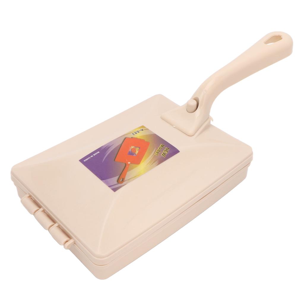 Carpet Debris Sweeper Brush Double Roller Handheld Dust Cleansing Brush for Bed Clothes Desktop
