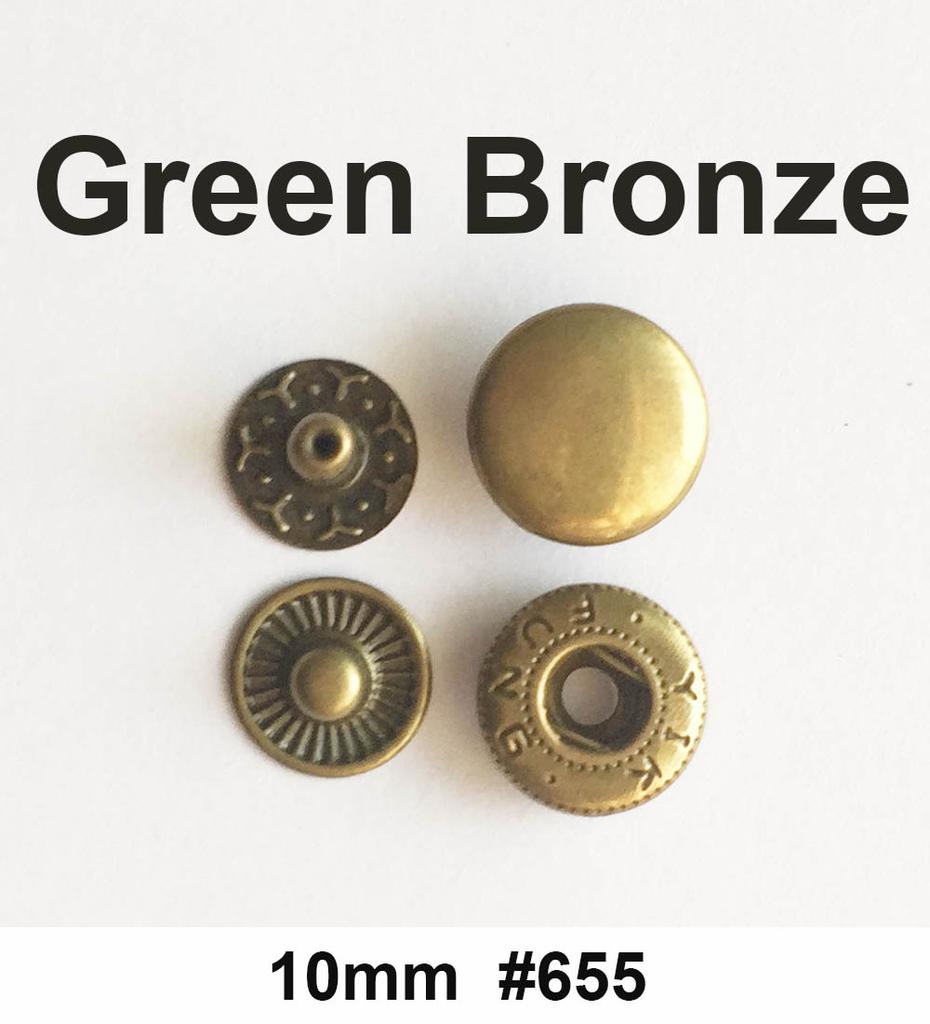 Round Metal Snaps Button For Leather Clothes Bags Snap Fastner Press Studs Kit Tool Installer Silver Buttons 831/633/655/201/203