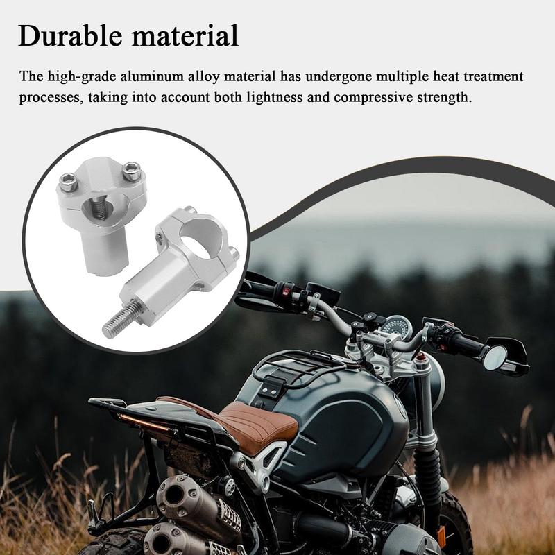 Handlebar Riser Motorcycle Handlebar Risers Fat Clamp Motorbike Replacement Handle Aluminum Alloy Accessories For Husband