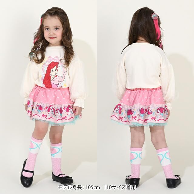 Disney Princess Voluminous Skirt 9692K with Inner Pants Clothing Baby Kids Girls Cosplay Costume 110cm Rapunzel [BABYDOLL] Children's