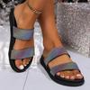 Fashion Women's Slippers with Soft Heel and Mixed Colors Fashion Women's Shoes 2024 Outdoor Platform Daily Leisure Women's Slippers