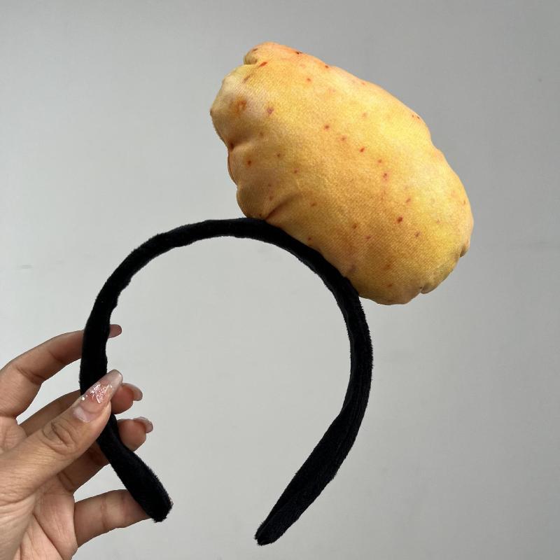 Fashion Kawaii Simulated Food Hair Hoop Korean Style Headwear Fruits Headband Tomato Potato Vegetable Hair Bands Female/Girls
