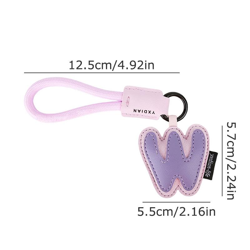 1PC Anniversary Gifts Lucky Letters Creative Alphabet Keychain Minimalist Wedding Favors Trendy For Couples Engraved 18CM