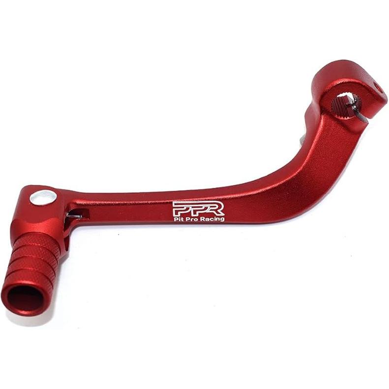 Gear Shift Lever, Rod Alloy Aluminium Gear Lever Fits For Motorcycle BSE CRF 110 Apollo TTR 125 Motorcycle 50Cc 110Cc 250Cc Dirt Pit Bike(Black&Red)
