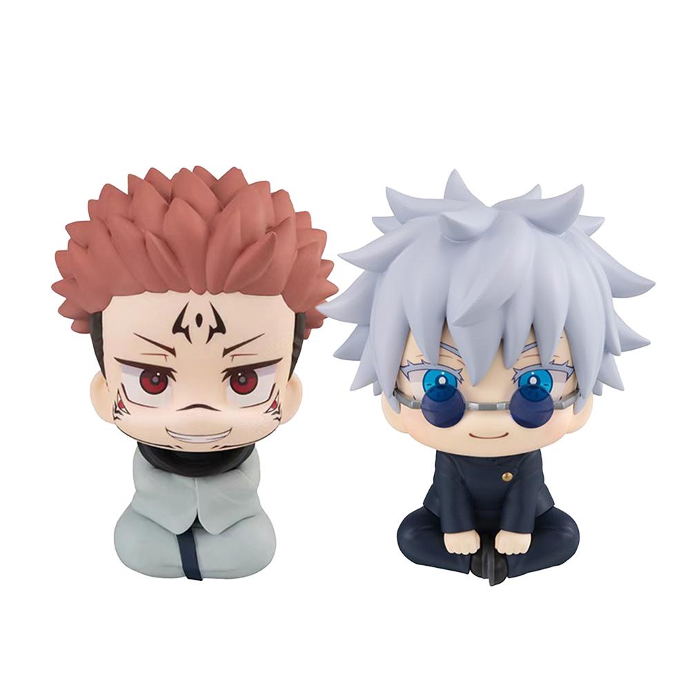 JJK Anime Gojo Figur Geto Suguru Inumaki Toge Okkotsu Yuta Figur Aufschauende Actionfigur Ornament Sammlungspuppe 10CM