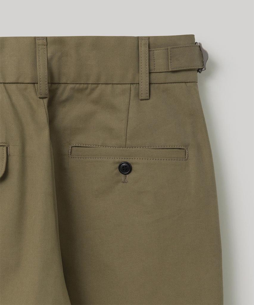 ANOTHER OFFICE WOMEN W. Santiago Chino Pants Flexible (Deep Khaki)