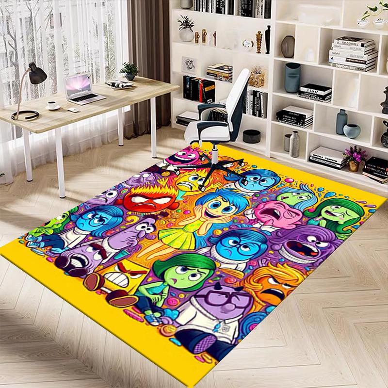 Emotions Harmony Carpet For Playroom Bedroom Living Room Sofa Home Decorkids Game Area Rug Nonslip Floor Mat