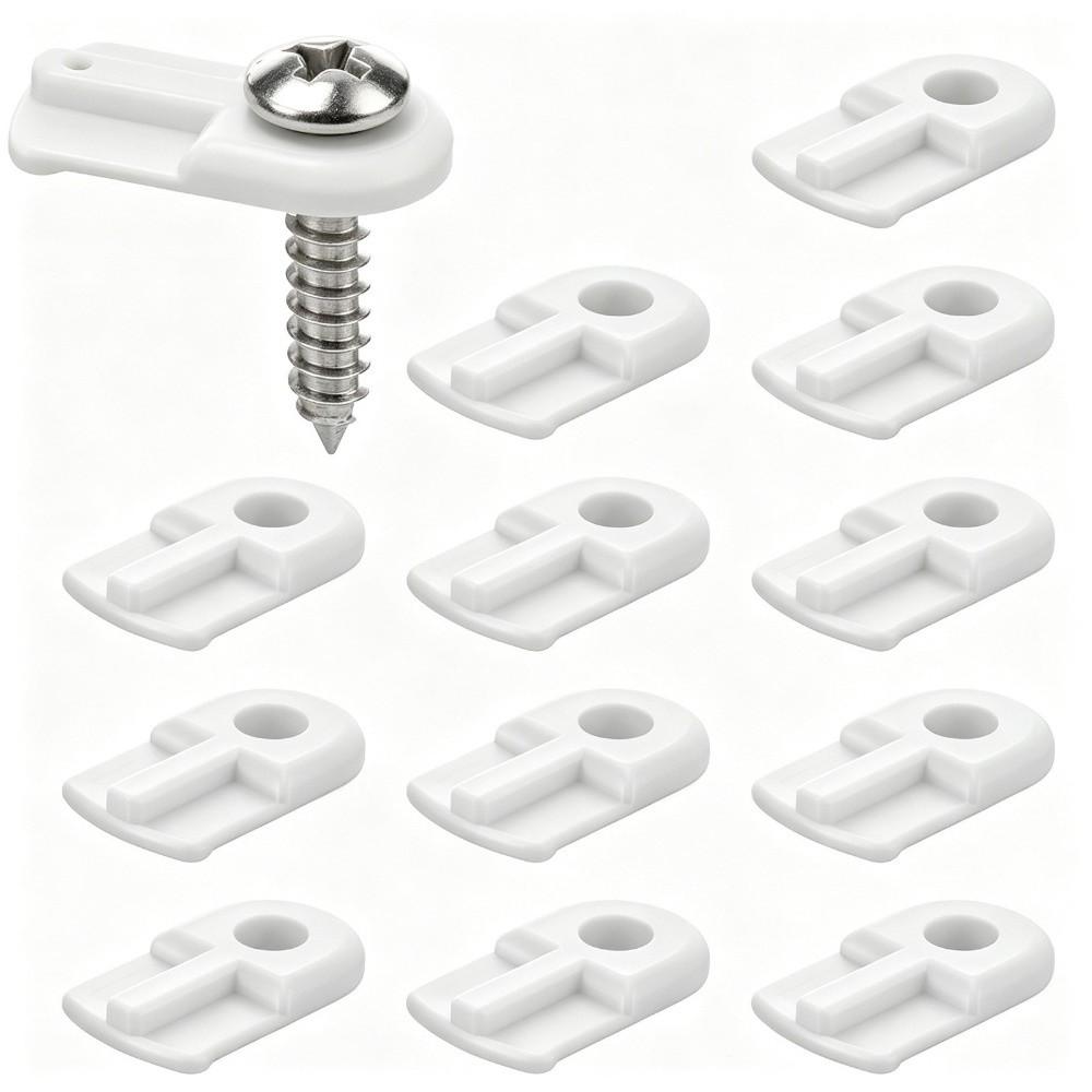 12/20/30/50Pcs Windproof Mesh Screen Holder for Securing Window Screens and Storm